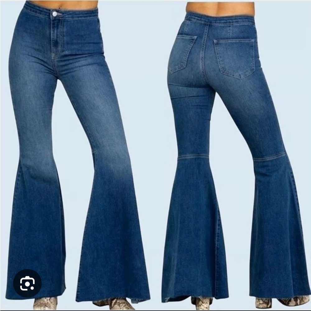 We The Free- Free People Float On Ultimate High Rise Super Flares sz 26x34.5